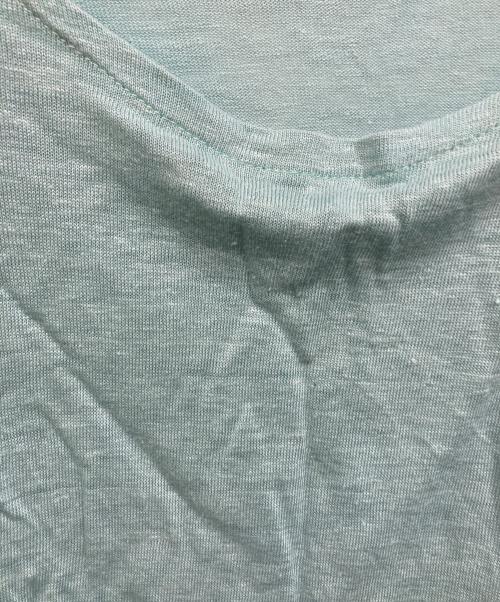 BATONER（バトナ―）BATONER (バトナ―) リネンクルーネックニット スカイブルー サイズ:SIZE 3の古着・服飾アイテム