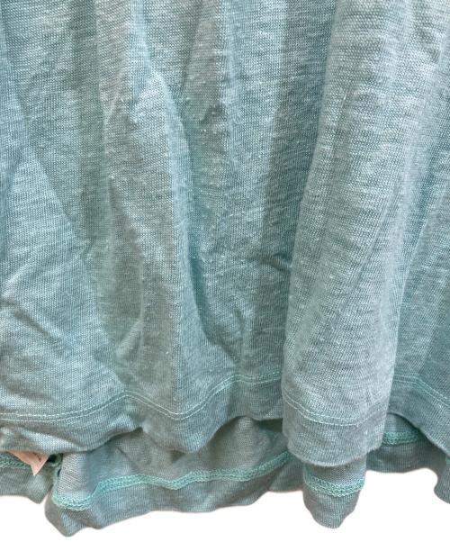 BATONER（バトナ―）BATONER (バトナ―) リネンクルーネックニット スカイブルー サイズ:SIZE 3の古着・服飾アイテム