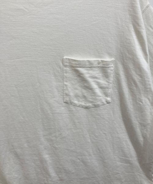CIOTA（シオタ）CIOTA (シオタ) スビンコットン10/- 度詰吊り天竺ポケット付き半袖T ホワイト サイズ:	SIZE 3の古着・服飾アイテム