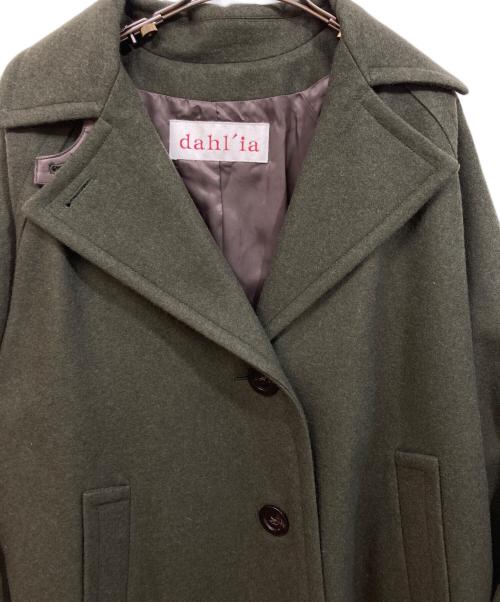 dahl'ia（ダリア）dahl'ia (ダリア) チェスターコート グリーン サイズ:SIZE Freeの古着・服飾アイテム