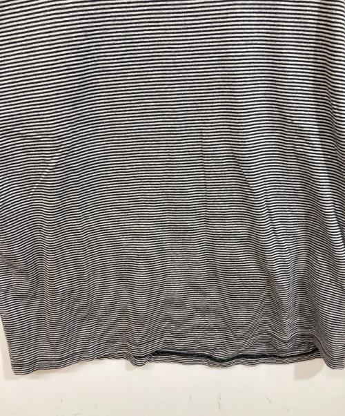 UNDERCOVERISM（アンダーカバーイズム）UNDERCOVERISM (アンダーカバーイズム) 後teeカスタムハギ ボーダーTEE Tシャツ グレー サイズ:SIZE 4の古着・服飾アイテム