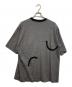 UNDERCOVERISM (アンダーカバーイズム) 後teeカスタムハギ ボーダーTEE Tシャツ グレー サイズ:SIZE 4：6000円