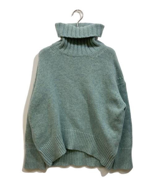 GALERIE VIE（ギャルリーヴィー）GALERIE VIE (ギャルリーヴィー) ファインウール ハイネックプルオーバー スカイブルー サイズ:SIZE Sの古着・服飾アイテム