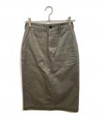HYKEハイク）の古着「COTTON TWILL ARMY CHINO SKIRT」｜カーキ