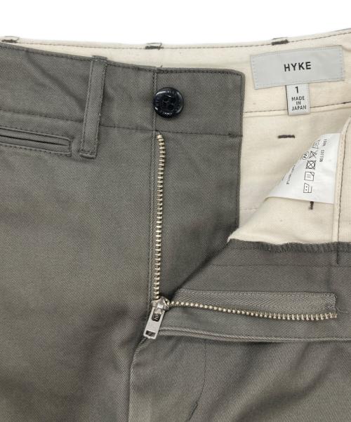 HYKE（ハイク）HYKE (ハイク) COTTON TWILL ARMY CHINO SKIRT カーキ サイズ:SIZE 1の古着・服飾アイテム