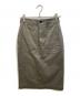 HYKE（ハイク）の古着「COTTON TWILL ARMY CHINO SKIRT」｜カーキ