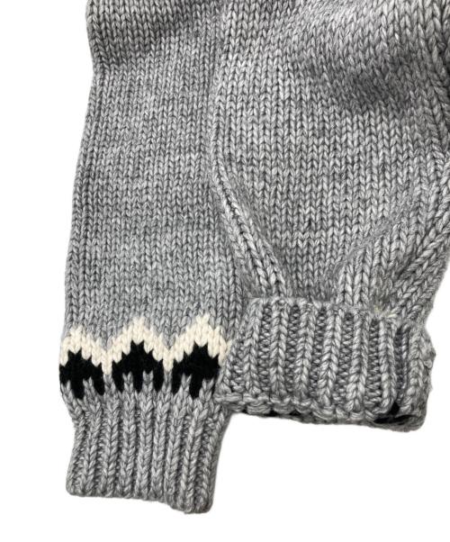 epine（エピヌ）epine (エピヌ) bijou Nordic knit グレー サイズ:FREEの古着・服飾アイテム