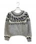 epine（エピヌ）の古着「bijou Nordic knit」｜グレー