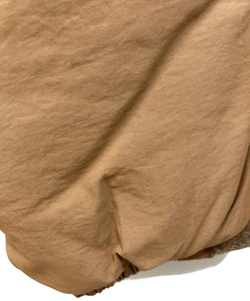 HOUSTON（ヒューストン）HOUSTON (ヒューストン) PCU LEVEL7 MONSTER PARKA SHORT ベージュ サイズ:SMALL-SHORTの古着・服飾アイテム