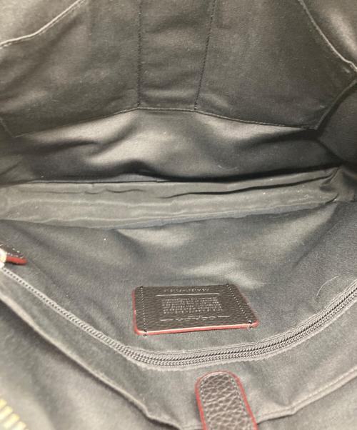 COACH（コーチ）COACH (コーチ) HAMILTON BAG IN PEBBLE LEATHER ブラックの古着・服飾アイテム