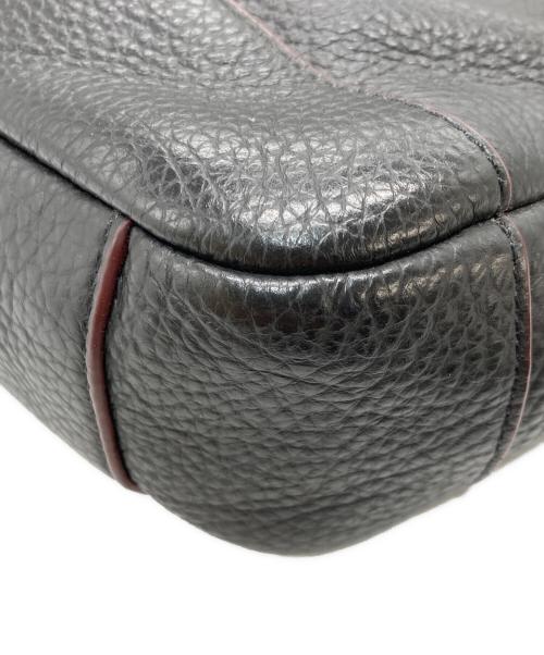 COACH（コーチ）COACH (コーチ) HAMILTON BAG IN PEBBLE LEATHER ブラックの古着・服飾アイテム