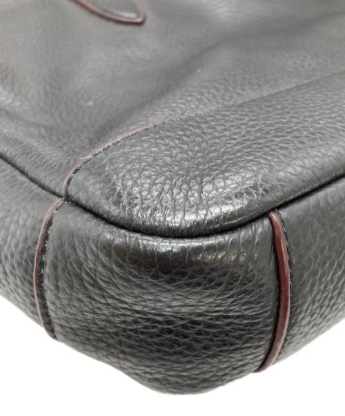 COACH（コーチ）COACH (コーチ) HAMILTON BAG IN PEBBLE LEATHER ブラックの古着・服飾アイテム