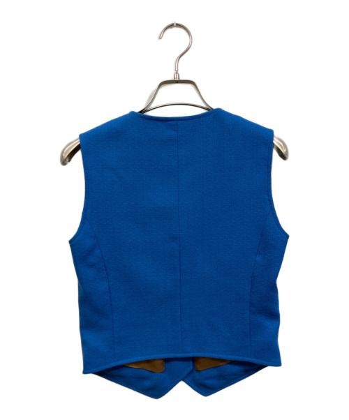 GUCCI（グッチ）GUCCI (グッチ) ウールジレ ブルー サイズ:SIZE 38の古着・服飾アイテム