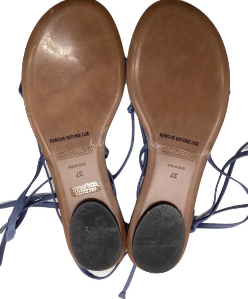 L'AUTRE CHOSE（ロートル ショーズ）L'AUTRE CHOSE (ロートル ショーズ) フラットサンダル ブルー サイズ:SIZE 37の古着・服飾アイテム