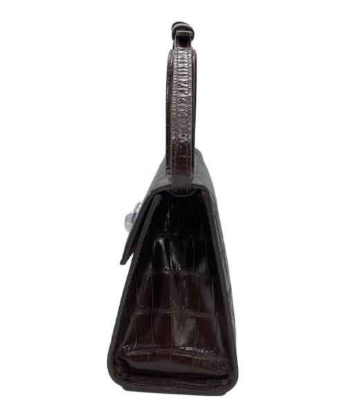 LITTLE LIFFNER（リトルリフナー）LITTLE LIFFNER (リトルリフナー) 型押しショルダーバッグ ブラウンの古着・服飾アイテム