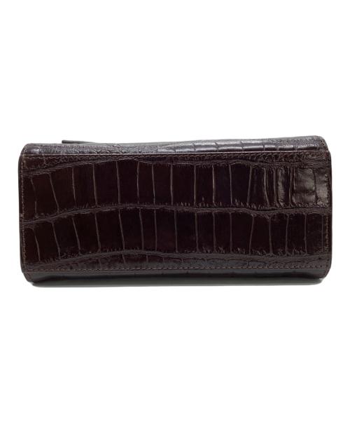 LITTLE LIFFNER（リトルリフナー）LITTLE LIFFNER (リトルリフナー) 型押しショルダーバッグ ブラウンの古着・服飾アイテム