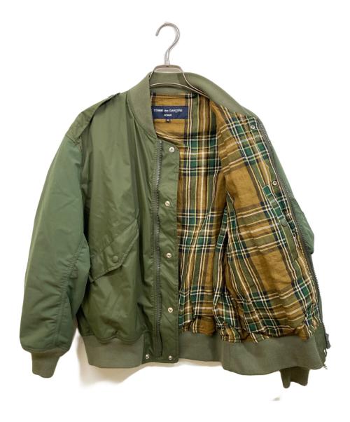 COMME des GARCONS HOMME（コムデギャルソン オム）COMME des GARCONS HOMME (コムデギャルソン オム) ミリタリーMA-1ジャケット オリーブ サイズ:Mの古着・服飾アイテム