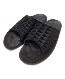 ISLAND SLIPPER×Pilgrim Surf+Supply（アイランドスリッパ×ピルグリム サーフサプライ）の古着「スライドサンダル」｜ブラック