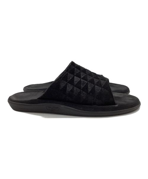 ISLAND SLIPPER（アイランドスリッパ）ISLAND SLIPPER (アイランドスリッパ) PILGRIM SURF+SUPPLY (ピルグリム サーフサプライ) スライドサンダル ブラック サイズ:SIZE 6（実寸をご確認ください）の古着・服飾アイテム
