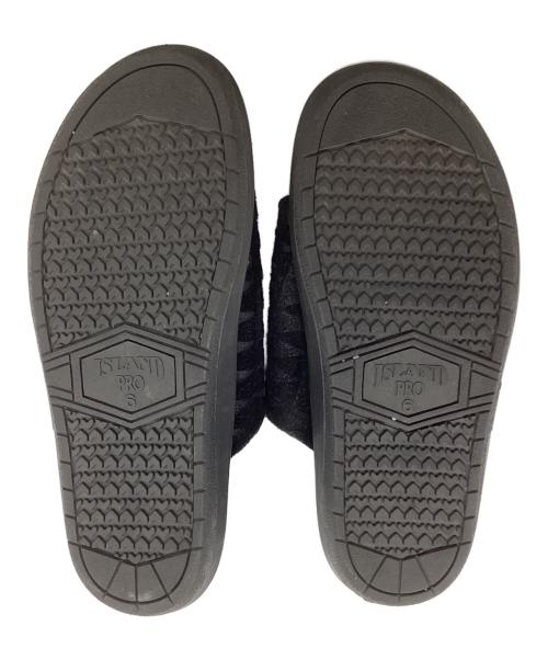 ISLAND SLIPPER（アイランドスリッパ）ISLAND SLIPPER (アイランドスリッパ) PILGRIM SURF+SUPPLY (ピルグリム サーフサプライ) スライドサンダル ブラック サイズ:SIZE 6（実寸をご確認ください）の古着・服飾アイテム