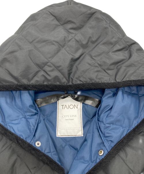 TAION（タイオン）TAION (タイオン) ダウンキルティングコート ブラック サイズ:XLの古着・服飾アイテム