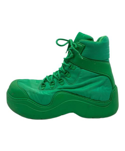 BOTTEGA VENETA（ボッテガベネタ）BOTTEGA VENETA (ボッテガベネタ) PUDDLE BOMBER/パドル ボンバー ブーツ グリーン サイズ:42の古着・服飾アイテム