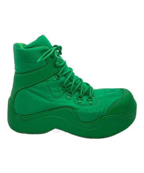 BOTTEGA VENETA（ボッテガベネタ）BOTTEGA VENETA (ボッテガベネタ) PUDDLE BOMBER/パドル ボンバー ブーツ グリーン サイズ:42の古着・服飾アイテム