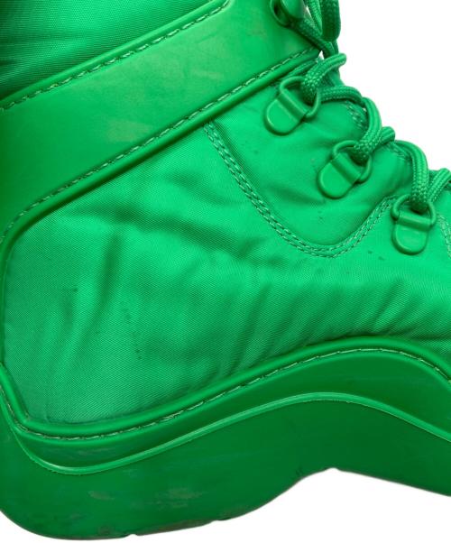 BOTTEGA VENETA（ボッテガベネタ）BOTTEGA VENETA (ボッテガベネタ) PUDDLE BOMBER/パドル ボンバー ブーツ グリーン サイズ:42の古着・服飾アイテム