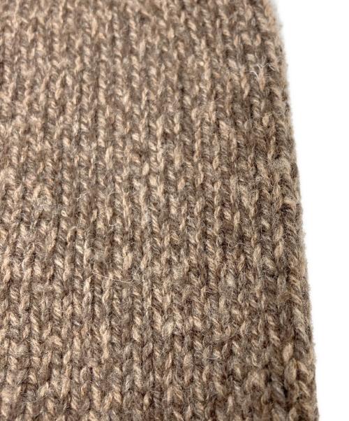 POLO RALPH LAUREN（ポロ・ラルフローレン）POLO RALPH LAUREN (ポロ・ラルフローレン) ハーフボタンウールニット ブラウン サイズ:Lの古着・服飾アイテム