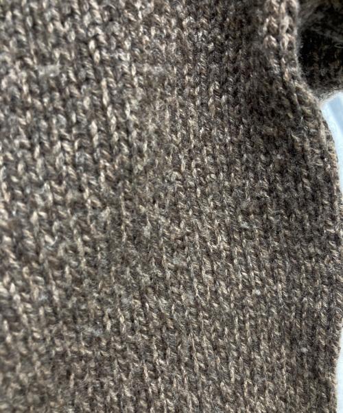 POLO RALPH LAUREN（ポロ・ラルフローレン）POLO RALPH LAUREN (ポロ・ラルフローレン) ハーフボタンウールニット ブラウン サイズ:Lの古着・服飾アイテム