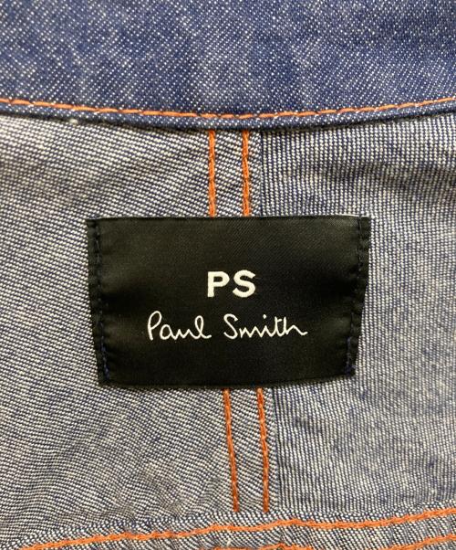 PS Paul Smith（ＰＳポールスミス）PS Paul Smith (ＰＳポールスミス) ステッチデニムジャケット インディゴ サイズ:SIZE 40の古着・服飾アイテム