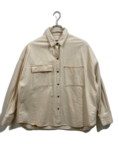 Whim Gazette（ウィムガゼット）Whim Gazette (ウィムガゼット) カラーDENIM カバーオール アイボリー サイズ:SIZE Freeの古着・服飾アイテム