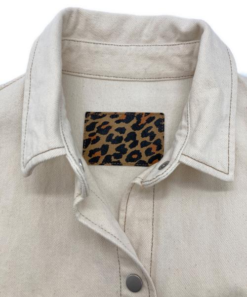 Whim Gazette（ウィムガゼット）Whim Gazette (ウィムガゼット) カラーDENIM カバーオール アイボリー サイズ:SIZE Freeの古着・服飾アイテム