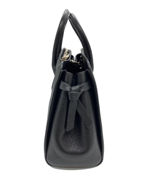 Kate Spade（ケイトスペード）Kate Spade (ケイトスペード) ノット ロージー ガーデン エンボスド ミディアム サッチェル ブラックの古着・服飾アイテム