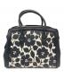 Kate Spade（ケイトスペード）の古着「ノット ロージー ガーデン エンボスド ミディアム サッチェル」｜ブラック