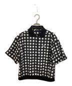 FRED PERRYフレッドペリー）の古着「Ribbed Collar Shirt」｜ブラック
