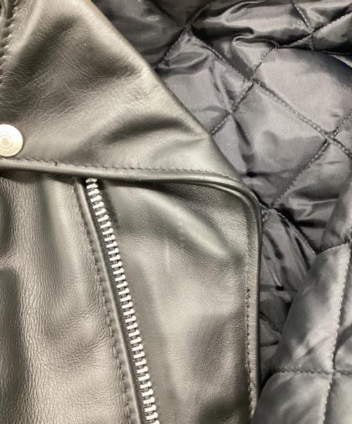 PERFECTO by Schott（パーフェクト バイ ショット）PERFECTO by Schott (パーフェクト バイ ショット) ダブルライダースジャケット ブラック サイズ:SIZE 38の古着・服飾アイテム