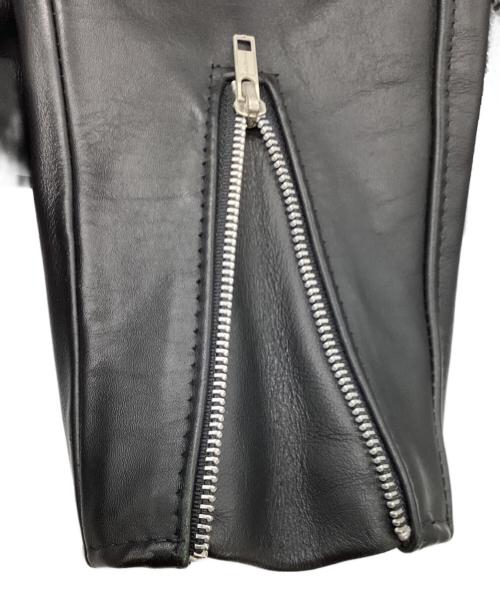 PERFECTO by Schott（パーフェクト バイ ショット）PERFECTO by Schott (パーフェクト バイ ショット) ダブルライダースジャケット ブラック サイズ:SIZE 38の古着・服飾アイテム