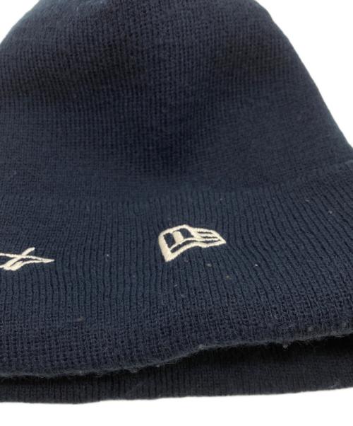 YOHJI YAMAMOTO（ヨウジヤマモト）YOHJI YAMAMOTO (ヨウジヤマモト) BACIC CUFF KNIT YY ネイビーの古着・服飾アイテム