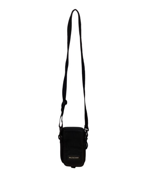 BALENCIAGA（バレンシアガ）BALENCIAGA (バレンシアガ) EXPLORER CROSSBODY POUCH/クロスボディバッグ ブラックの古着・服飾アイテム