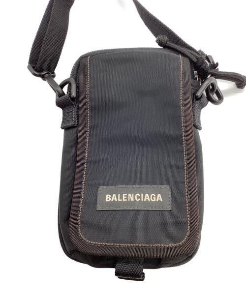 BALENCIAGA（バレンシアガ）BALENCIAGA (バレンシアガ) EXPLORER CROSSBODY POUCH/クロスボディバッグ ブラックの古着・服飾アイテム