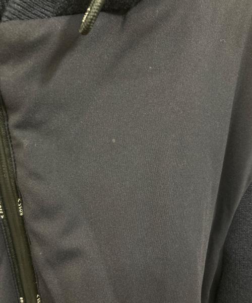 BOSS（ボス）BOSS (ボス) フーデッド切替ニットジャケット ネイビー サイズ:SIZE Lの古着・服飾アイテム