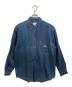 ARMANI JEANS（アルマーニジーンズ）の古着「オールドリネンシャツ」｜ネイビー