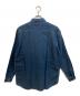 ARMANI JEANS (アルマーニジーンズ) オールドリネンシャツ ネイビー サイズ:SIZE M：5000円