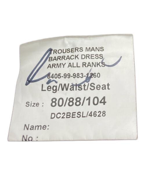 British Army（イギリス軍）British Army (イギリス軍) Barrack Dress Pants ブラウン サイズ:80/88/104の古着・服飾アイテム