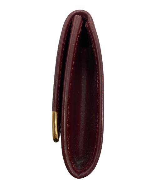 Cartier（カルティエ）Cartier (カルティエ) マストラインレザーコインケース ブラウンの古着・服飾アイテム