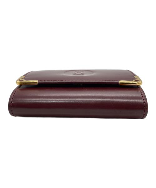 Cartier（カルティエ）Cartier (カルティエ) マストラインレザーコインケース ブラウンの古着・服飾アイテム