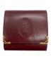 Cartier（カルティエ）の古着「マストラインレザーコインケース」｜ブラウン