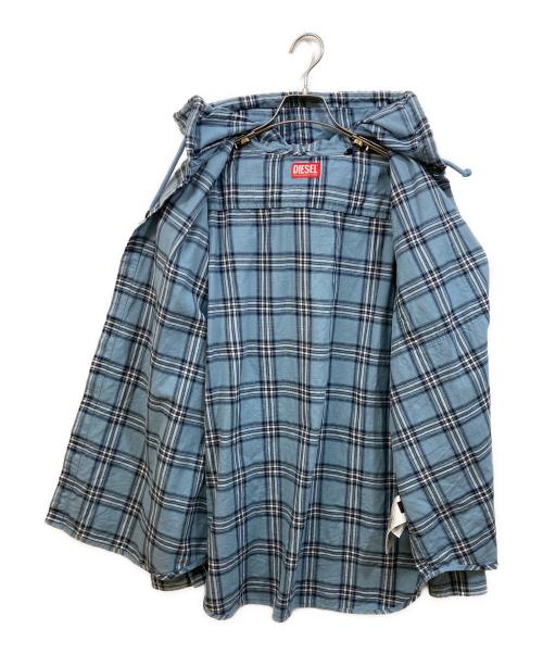 DIESEL（ディーゼル）DIESEL (ディーゼル) S-DEWNY-HOOD フーディー スカイブルー サイズ:SIZE 46の古着・服飾アイテム