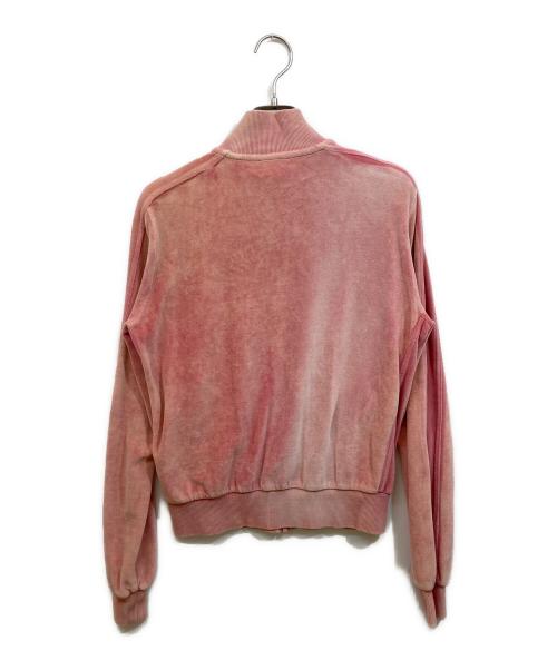 DIESEL（ディーゼル）DIESEL (ディーゼル) ジューロゴ ベルベットトラックジャケット ピンク サイズ:SIZE XSの古着・服飾アイテム